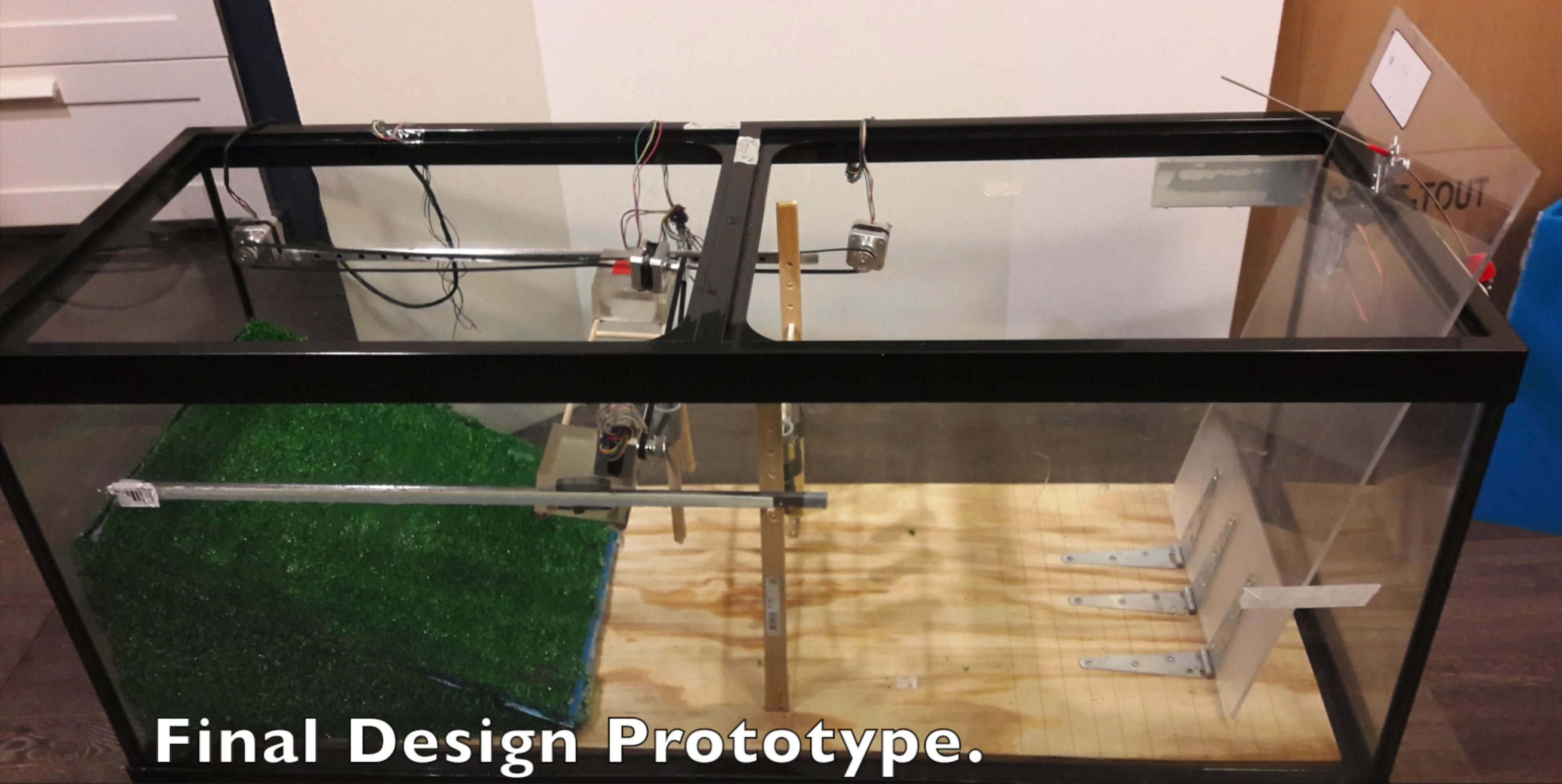 Early Prototype wave tank, 2018